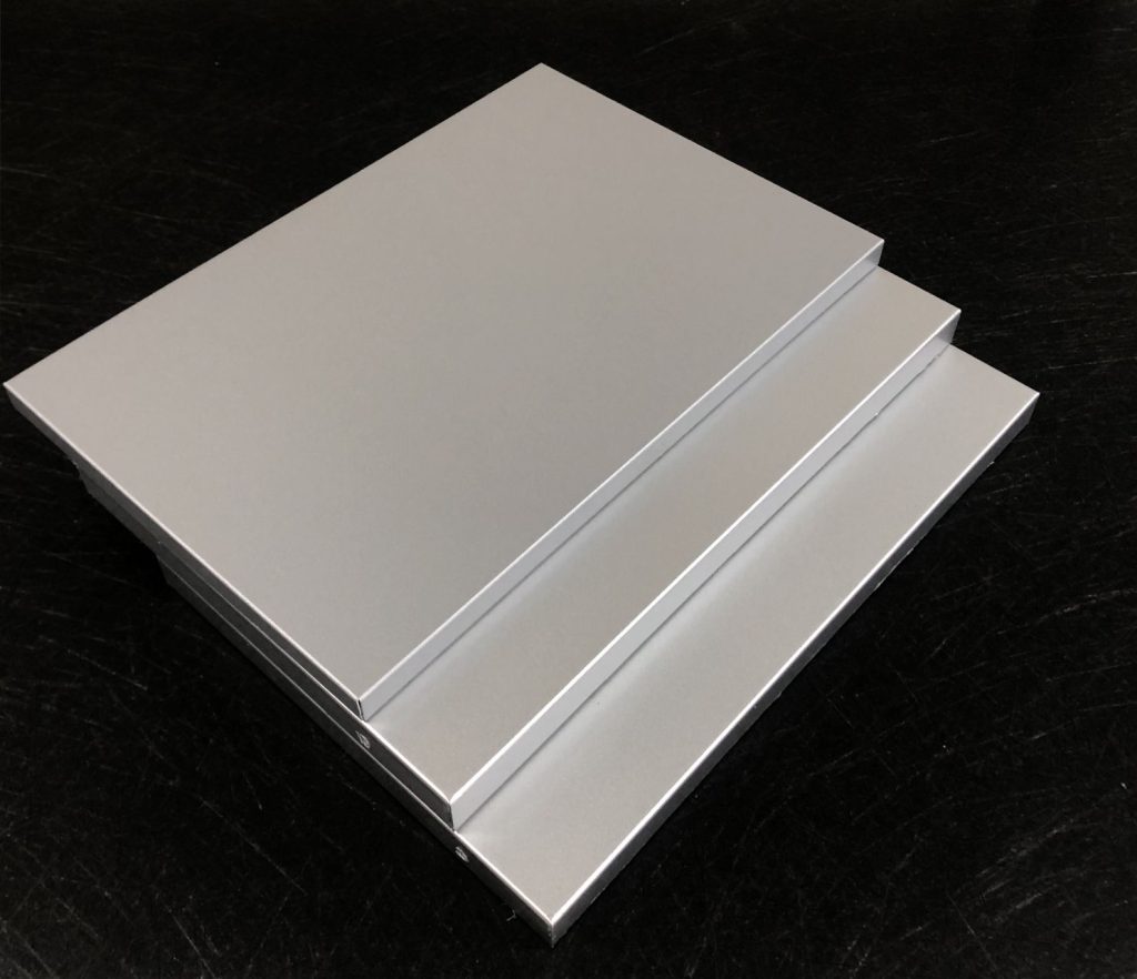 silver aluminum honeycomb panels for wall decoration